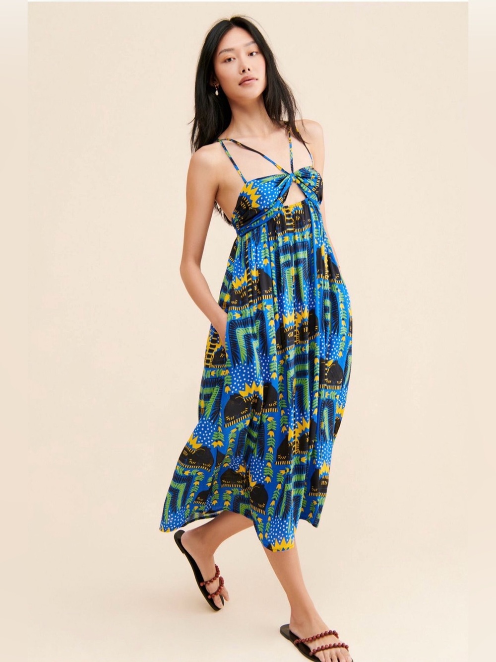 Anthropologie Incerti Joao Strappy Bandeau Dress - Picture 2 of 15